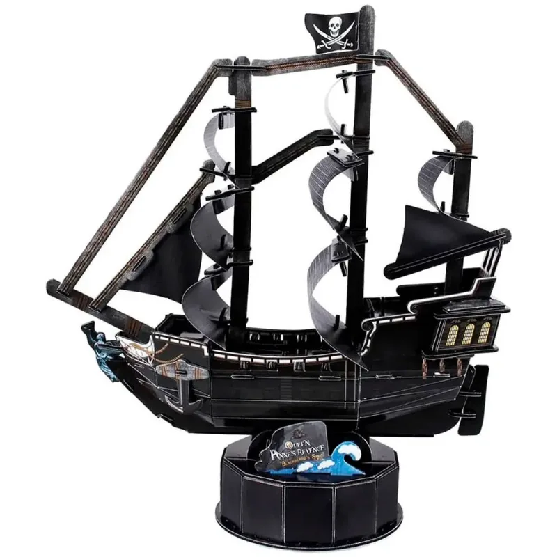 Cubic Fun Rompecabeza 3D La Venganza de la Reina Ana Barco 100 Piezas