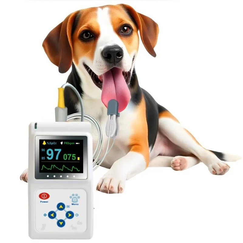 Oxímetro Pulso Portátil Monitor Contec CMS60D-VET