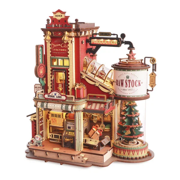 Robotime ROKR Christmas Dream Gift Factory Hobbyco