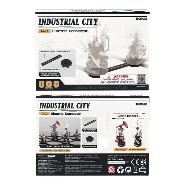Robotime Industrial City Electric Connector Hobbyco