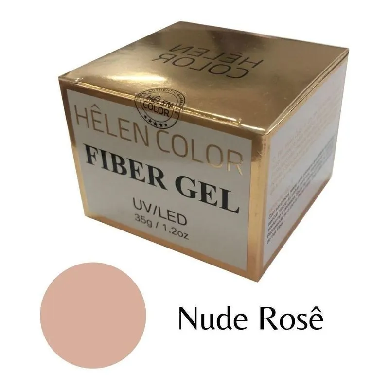 Gel Para Alongamento De Unhas Helen Color Nude Rosê 35g