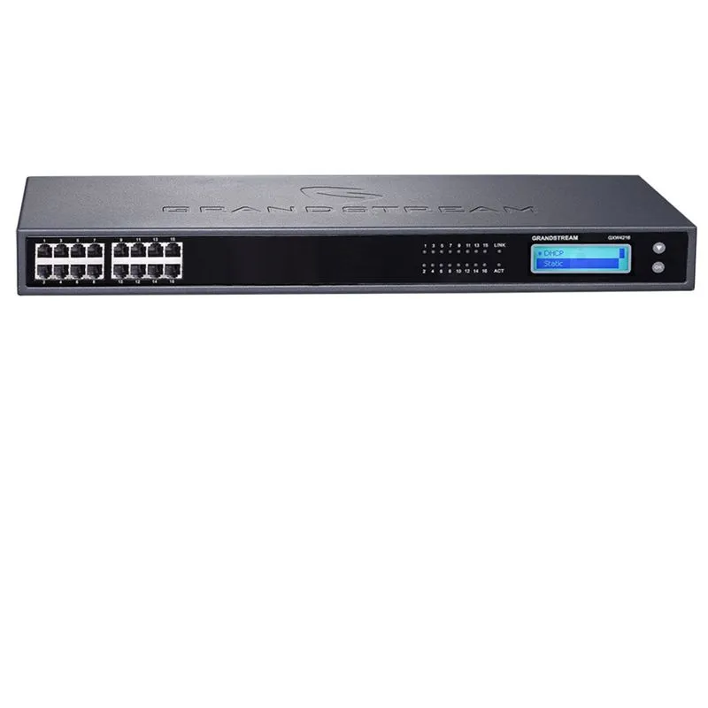 Gateway Analógico SIP VOIP Grandstream 16 Portas FXS Gigabit - GXW4216