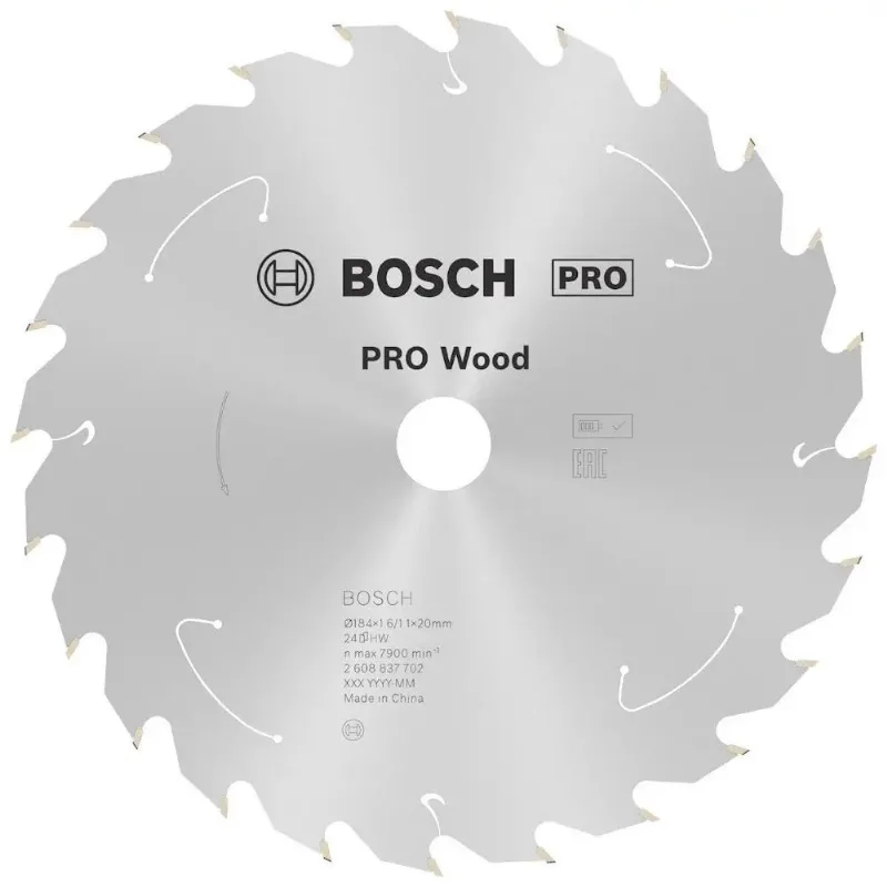 Disco De Serra Circular Pro Wood Cordless 184x20mm Bosch