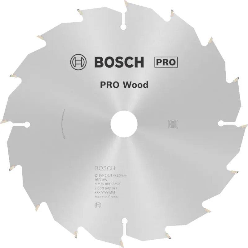 Disco De Serra Pro Wo H 184x20-40 Bosch