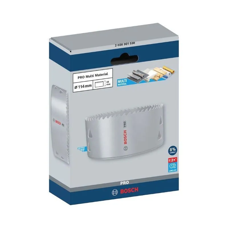 Serra Copo Pro Multi Material Cobalto 114mm Bivolt Bosch