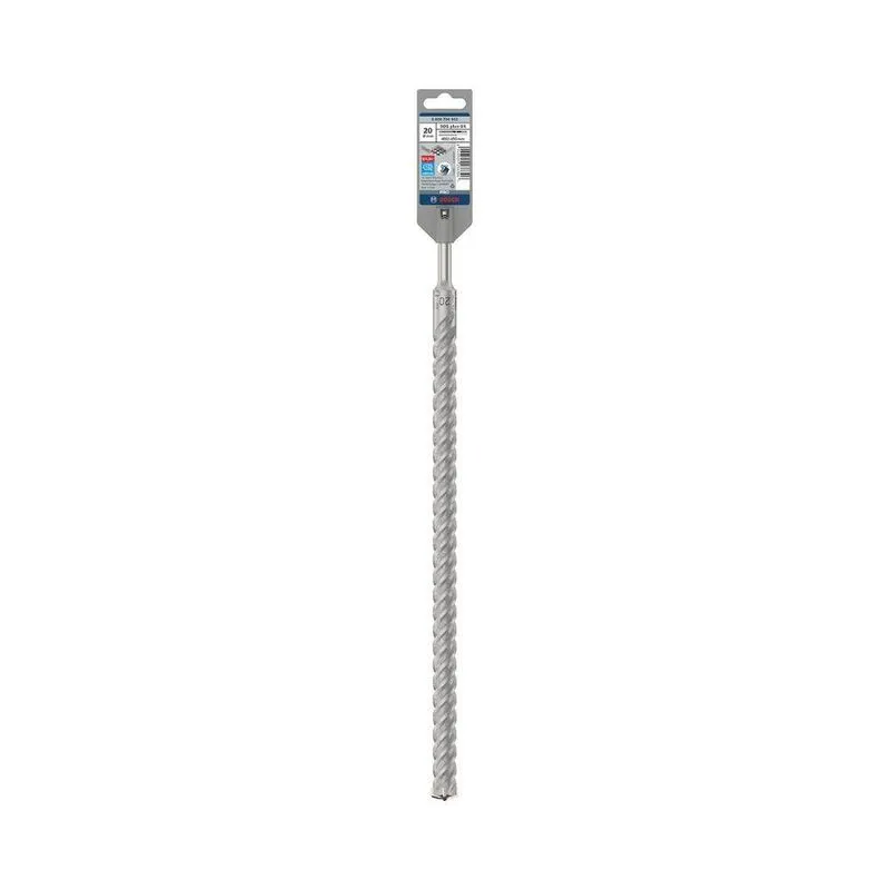 Broca Para Concreto Pro SDS Plus-5 Com 4 Espirais E Ponta Centradora 20x400x450mm Carbeto Bosch