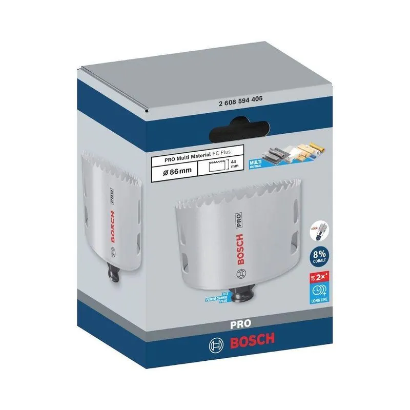Serra Copo Pro Multi Material Power Change Plus 86mm Cortes De Alta Precisão Com Sistema Power