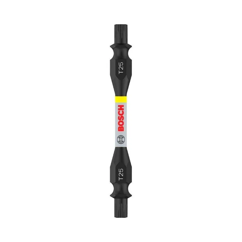 Bit Pro Torx Impact Duplo T25-T25 Zona De Torção Alongada 65mm Bosch
