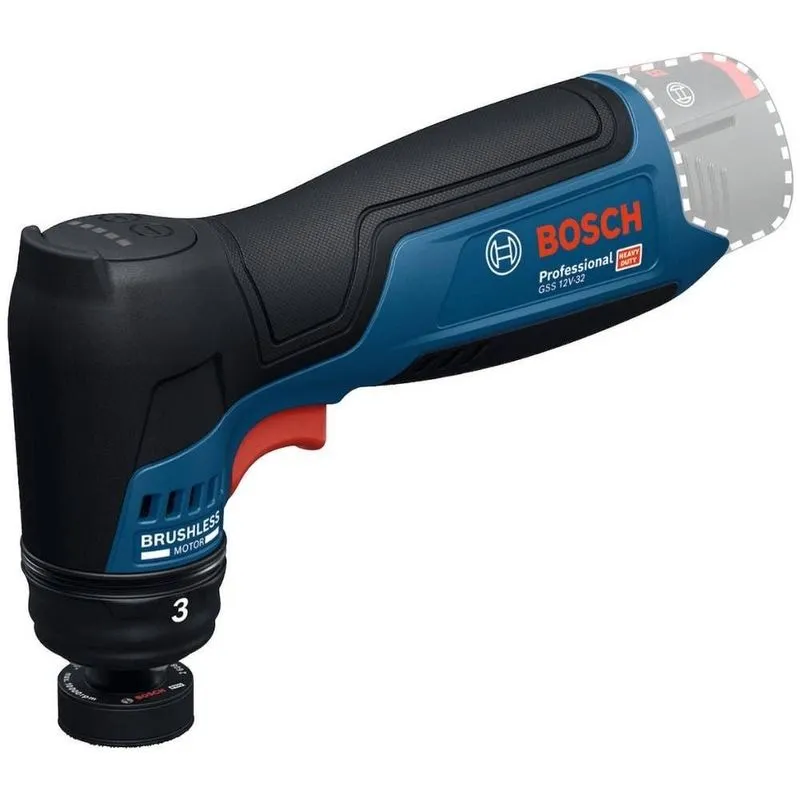 Lixadeira Orbital A Bateria 12v 32 Mm Sem Bateria E Carregador Gss 12v-32 Bosch