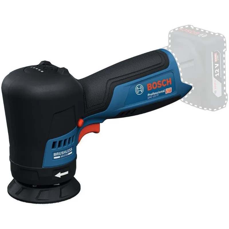 Politriz Rotativa A Bateria 12v 77 Mm Sem Bateria E Carregador Gpo 12v-77 Bosch