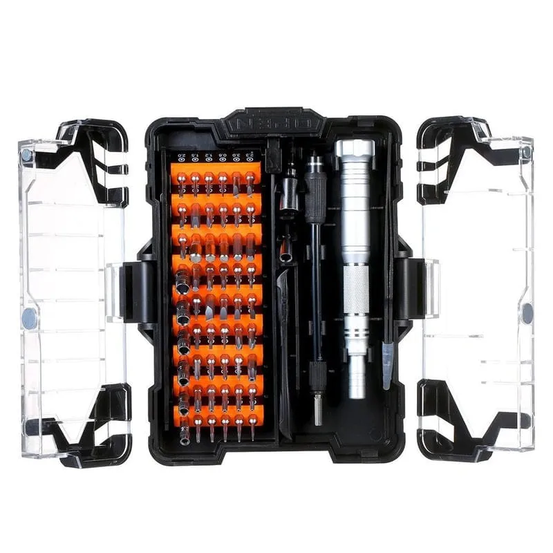 Kit De Ferramentas Jakemy 62 Em 1 Peças Profissional Jm-8163
