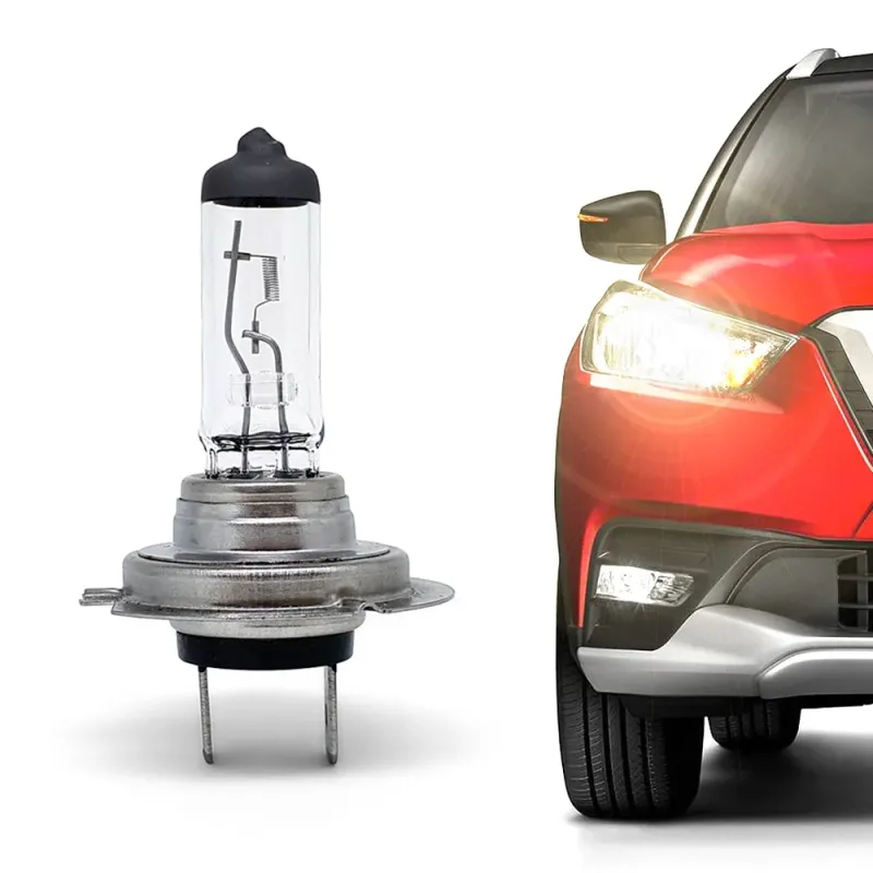 Lâmpada Halógena H7 12V 55W PX26d 3200K Automotiva Aplicação Farol Carro Original Inmetro