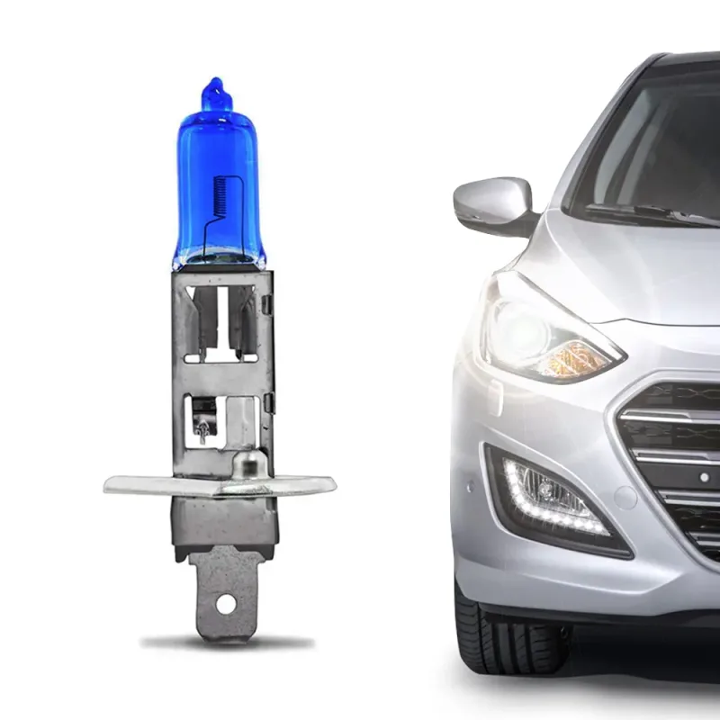 Lâmpada Halógena H1 12V P14.5s 55W Super Branca Automotiva Aplicação Farol Carro Original Inmetro