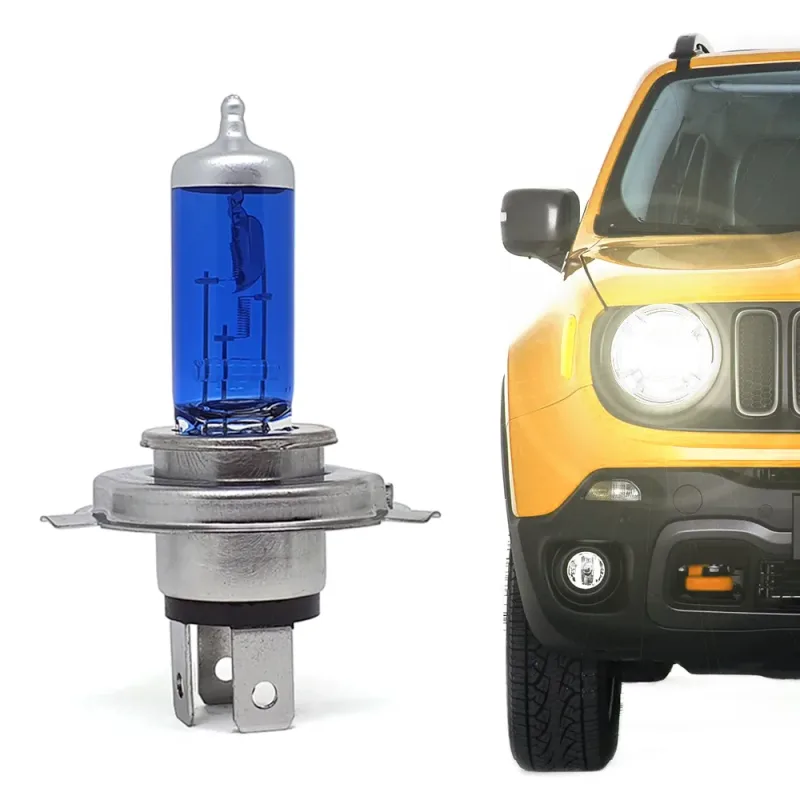Lâmpada Halógena H4 12V 60/55W Super Branca Automotiva Aplicação Farol Carro Original Inmetro