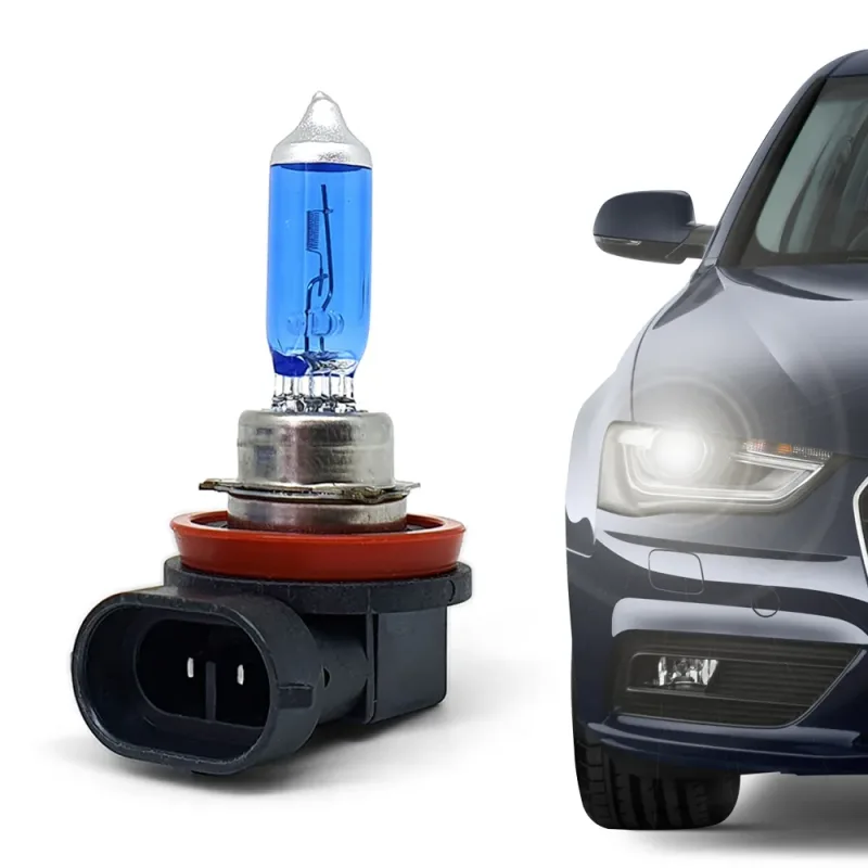 Lâmpada Halógena H9 12V 65W PGJ19-5 Super Branca Automotiva Aplicação Farol Carro Original Inmetro