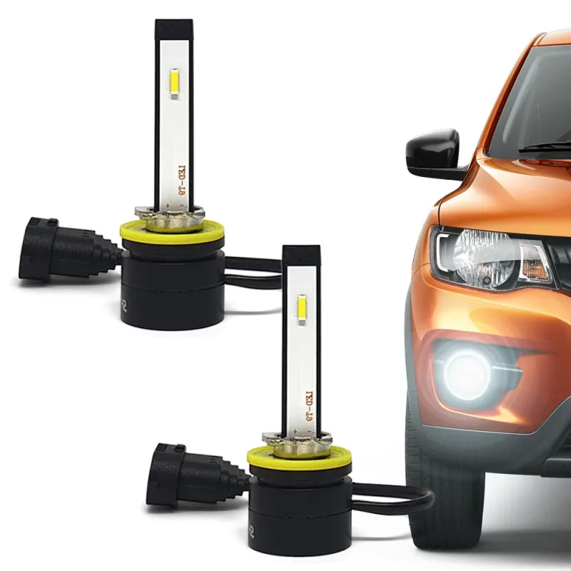 Par Lâmpadas H27 Super Led S14 Nano 6000k Branco Shocklight