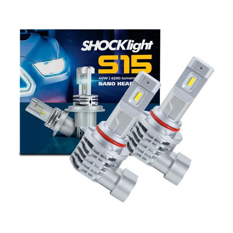 Par Lâmpada Ultra Led Hb3 6000k 12v 40w 4200lm Shocklight