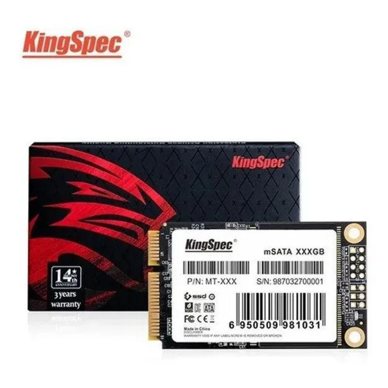 Ssd/hd/shd Kingspec 2tb Msata Mt-1tb - 3 Anos De Garantia