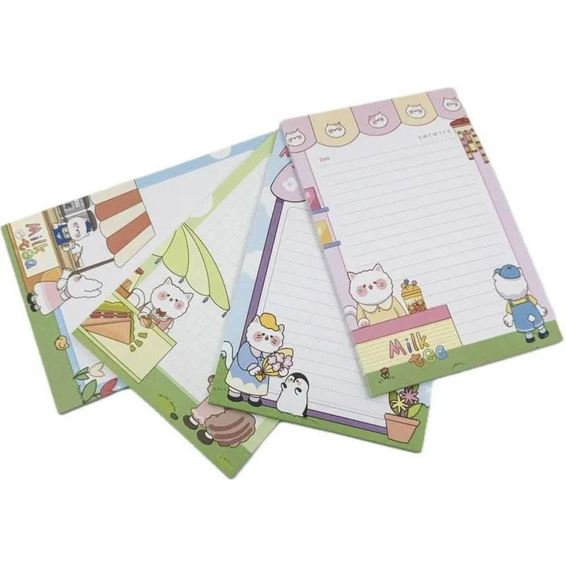 Bloco Adesivado De Anotações E Papel De Carta 14x21cm 50fls