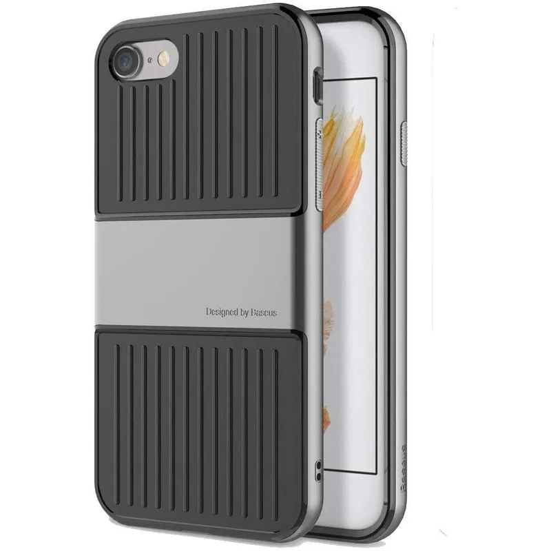 Capa Travel Case Para Iphone 7/8 Baseus - Cinza