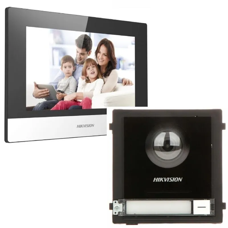 Tela Interna E Externa Hikvision Com Wifi De 7 Polegada