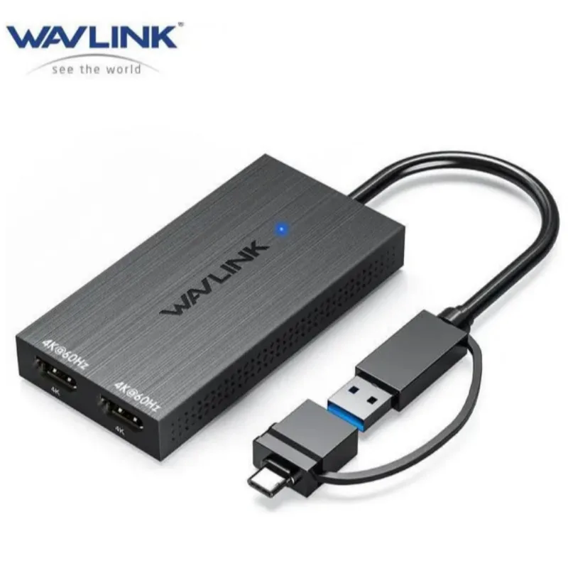 ADAPTADOR DE VIDEO USB 3.0 USB-C A DUAL HDMI MULTIPANTALLA