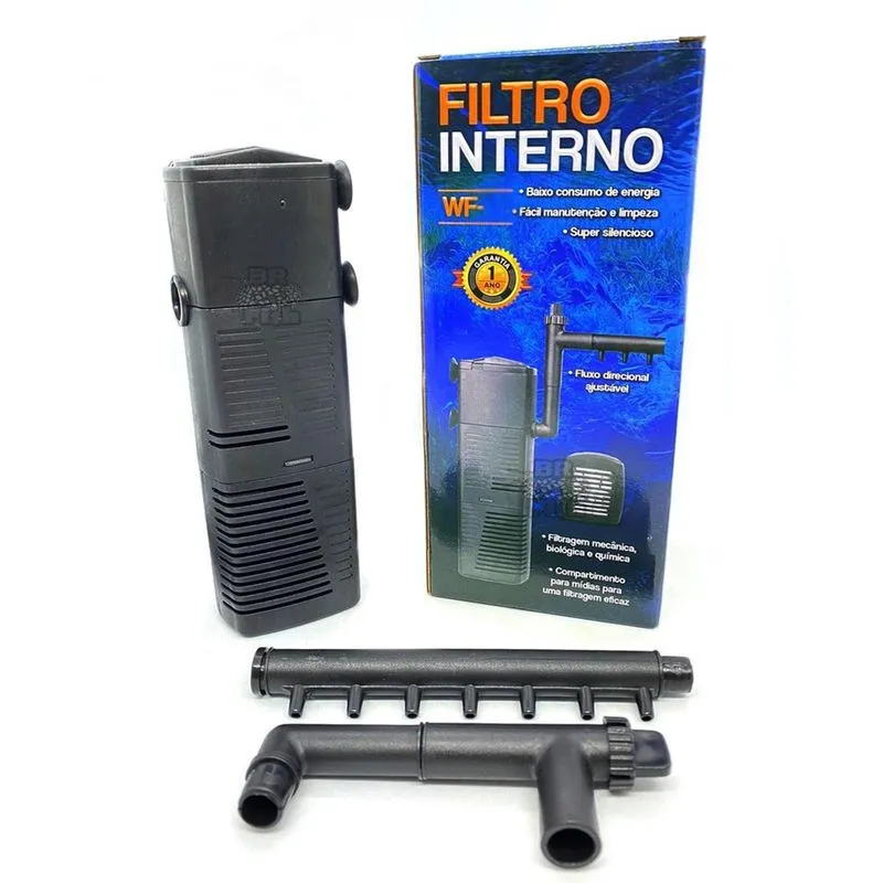 Filtro Interno Wf-33 Wfish Aquários Filtragem 450L/H 220V