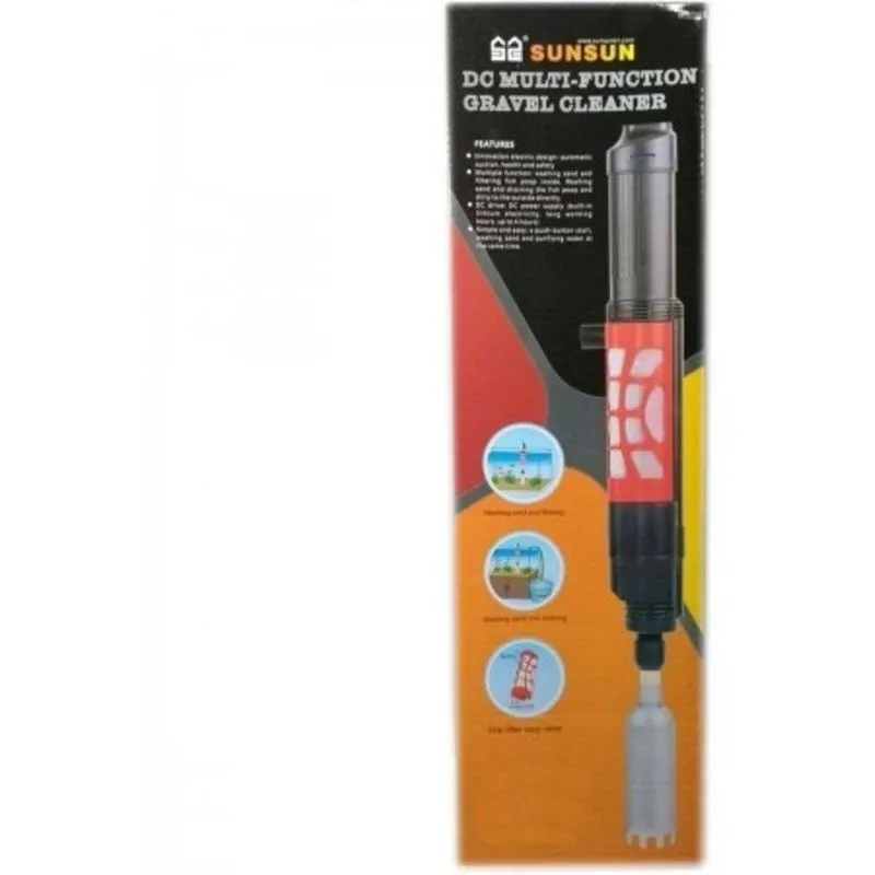 Sifão Elétrico Sunsun HXS-01 350L/H 6W Limpeza Aquarios 220V
