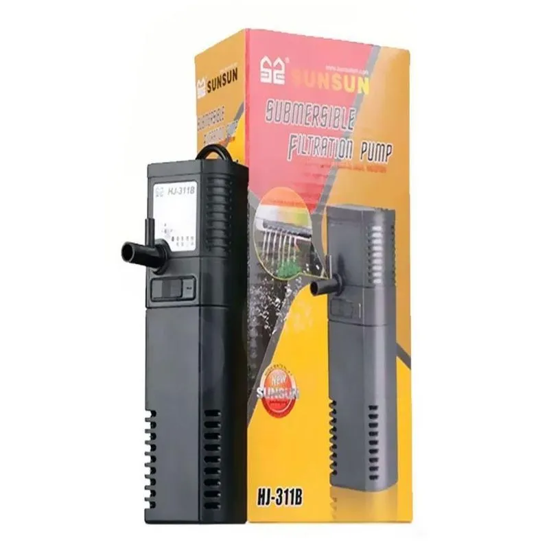 Filtro P/ Aquário Sunsun Hj-311b 300lh 110v Até 60l