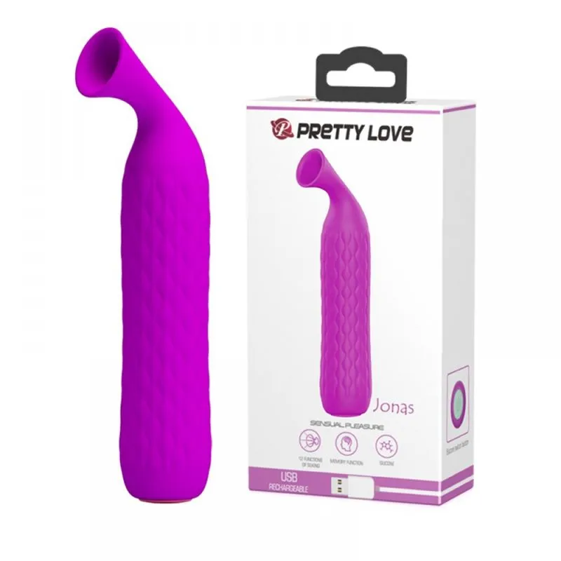 Pretty Love Quentin Mini Estimulador Feminino em Silicone com 12 Modos de Sucção Miss Collection