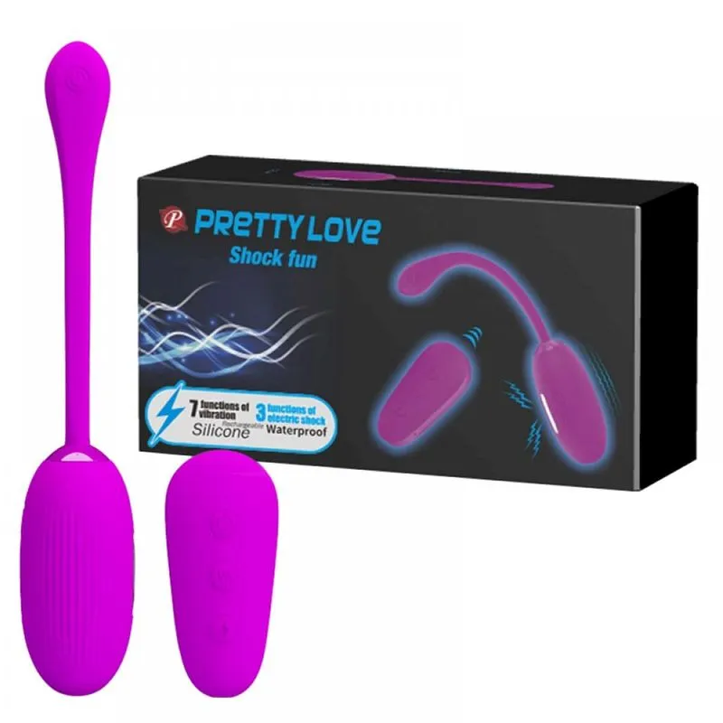 Cápsula Vibratória com 12 Modos de Vibração e 3 Variações de Estimulos Shock Fun Pretty Love