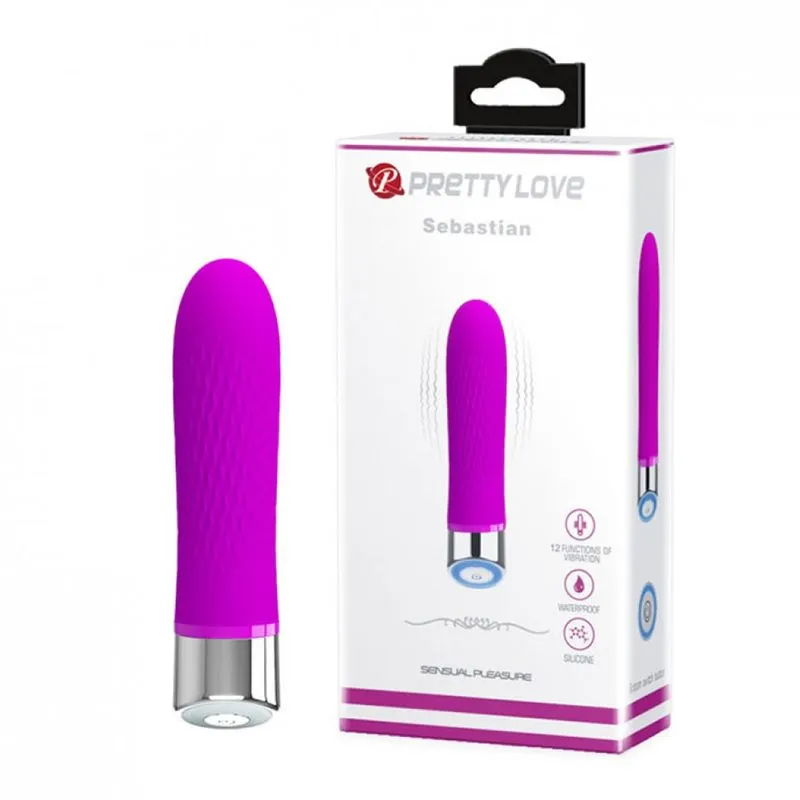 Pretty Love Sebastian Vibrador Personal com 12 Modos de Vibração Sensual Pleasure Vip Mix Pretty Love Sebastian Vibrador Personal com 12 Modos de Vibração Sensual Pleasure Vipmix