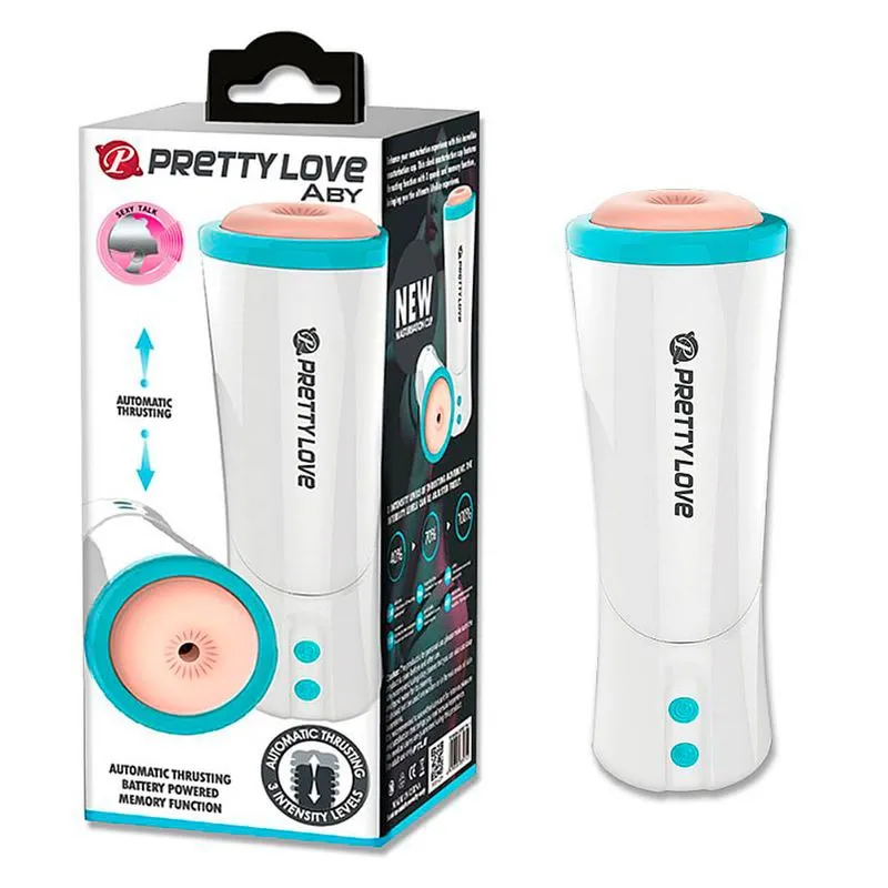 Pretty Love Aby Masturbador Lanterna Formato de Ânus 24,6x9 cm Miss Collection