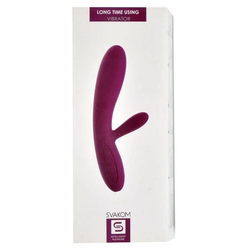 Vibrador Recarregável 6 Vibrações Roxo Lucas - Svakom - Violeta