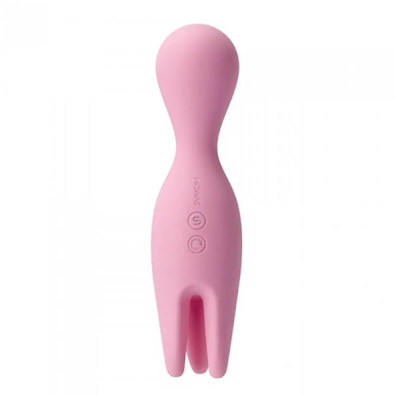 Svakom Nymph Estimulador Duplo Recarregável com 3 Tentáculos Massageadores Miss Collection