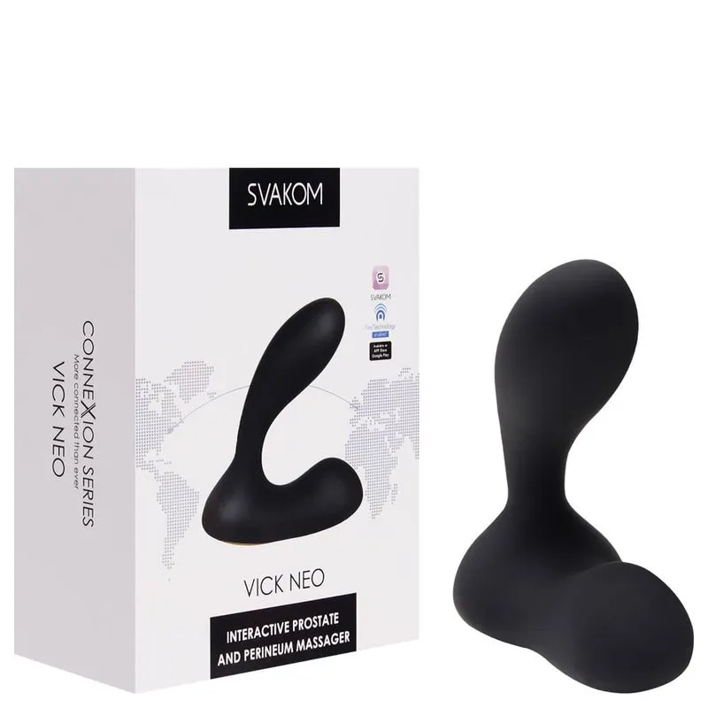 Massageador De Próstata Interativo Recarregável Svakom Vick Neo
