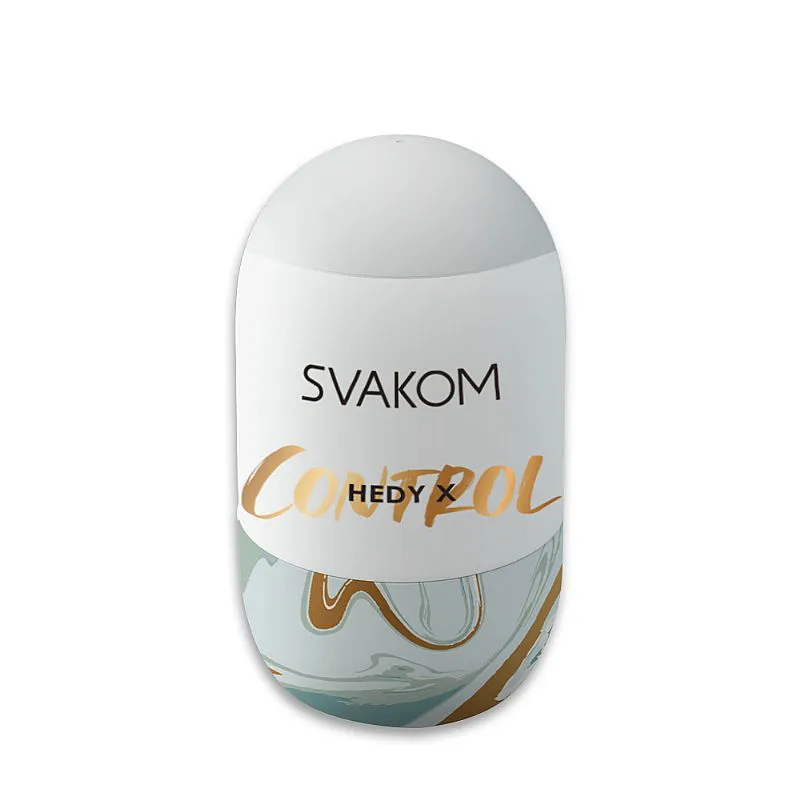 Masturbador EGG SVAKOM em SILICONE - Hedy X - Formatos Variados (UNIDADE) - 6989