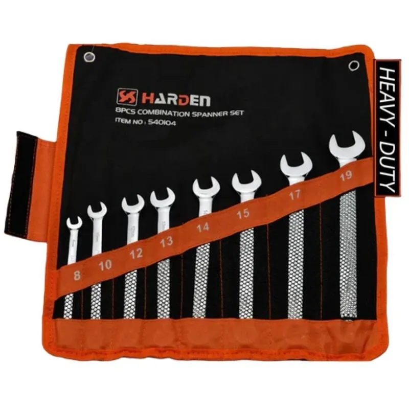 Jogo De Chaves Combinadas 8 Peças 8 A 19 Mm - Harden
