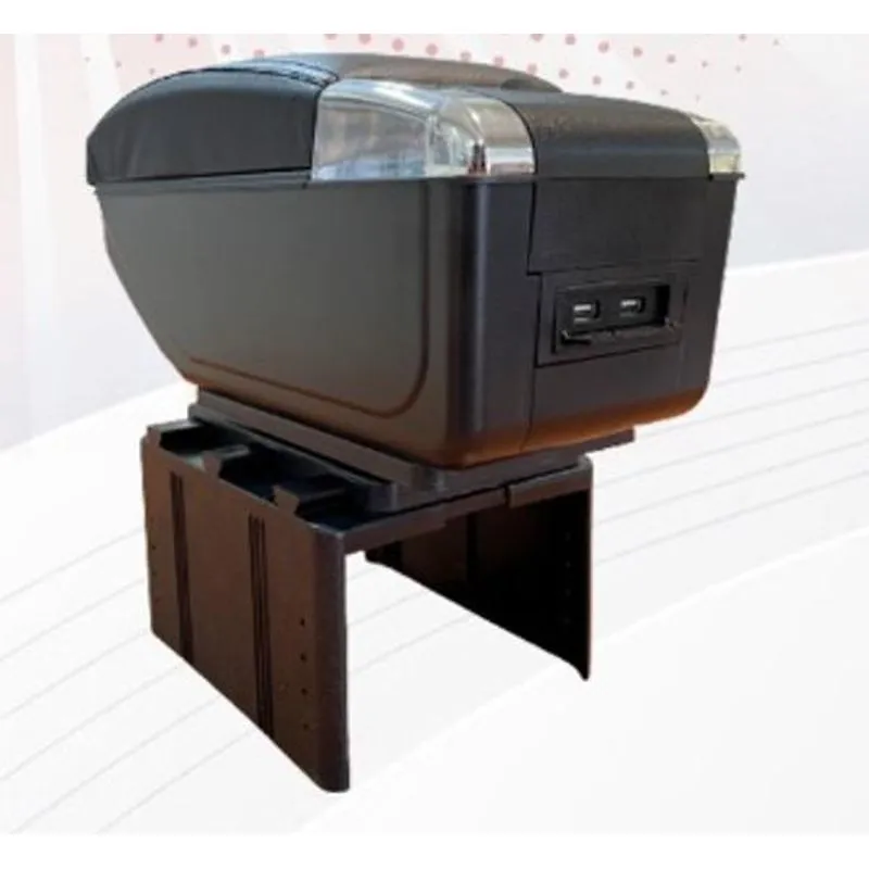 Apoia Braço Central Universal Preto 4 Entradas Usb