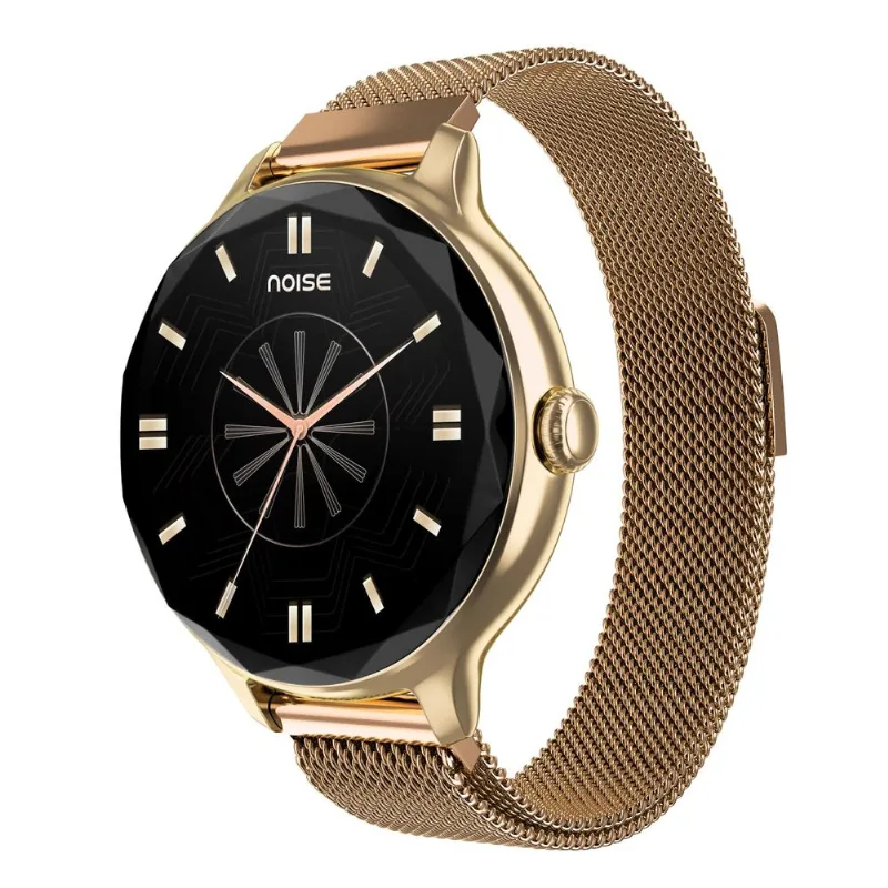 Reloj Inteligente Mujer Noise Diva Metal Llamadas Resistente Ip67 Reloj Inteligente Mujer Noise Diva Metal Llamadas Resistente Dorado Ip67