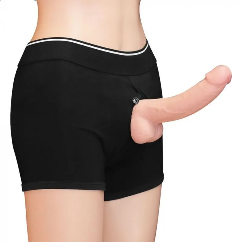 Cueca Boxer Unissex Para Prótese P - Handy Strapon Shorts Ingen Lovetoy