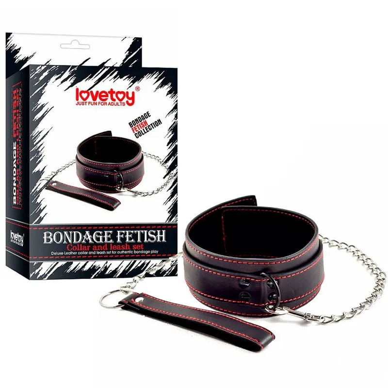 Lovetoy Coleira Bondage Com Guia E Estirante Sexy Import