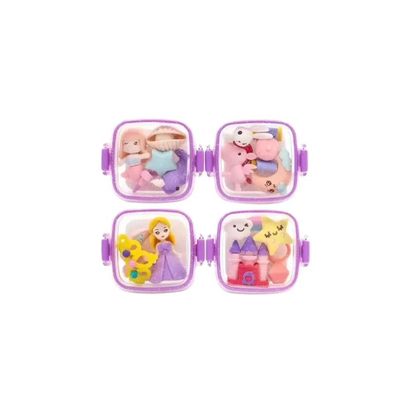 Borracha Divertida Princesas Eraser Qihao com 12 Unidades