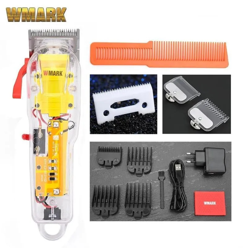 Wmark Ng108 Maquina De Corte De Cabelo Transparente