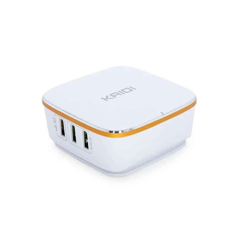 Hub Carregador kd 601 Turbo Tomada 7a 6 Portas Usb 1 2.0 Kaidi Kd-601