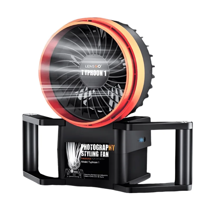 Ventilador para Estúdio Fotográfico LensGo Typhoon 1 Styling Fan Portátil