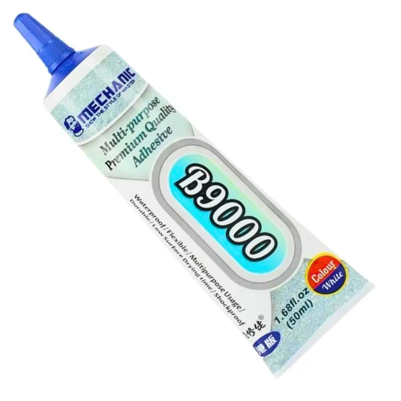 Cola Profissional B9000 Mechanic 50ml Branca Nova