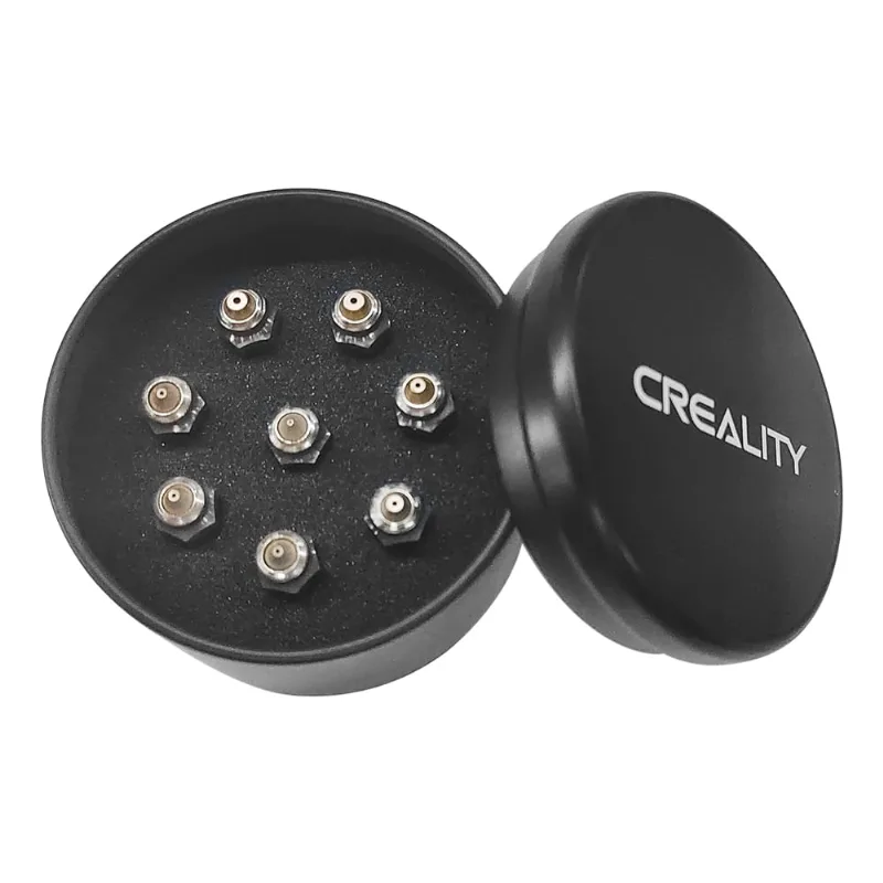 Kit 8 Bicos Para Impressão 3d Creality De Alta Qualidade 0.25mm, 0.4mm, 0.6mm, 0.8mm Cr-10 Ender-3