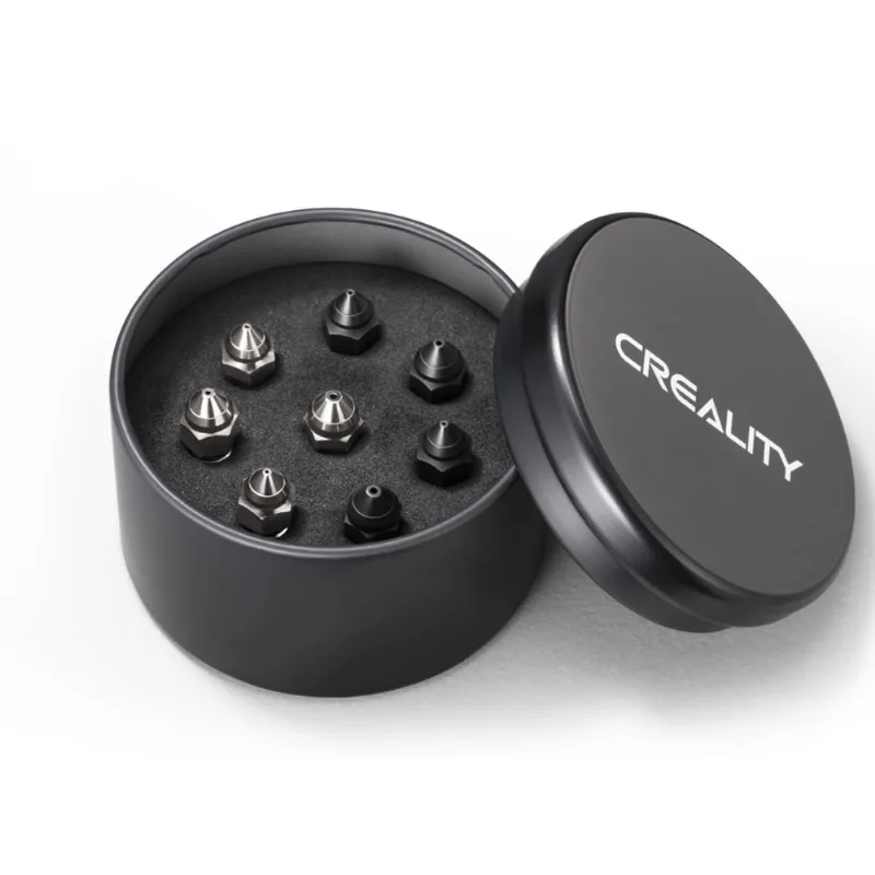 Kit 8 Bicos para Impressão 3D Creality de Alto Fluxo 0.4mm, 0.6mm, 0.8mm K1 CR-M4 CR-10SE Ender-3 V3