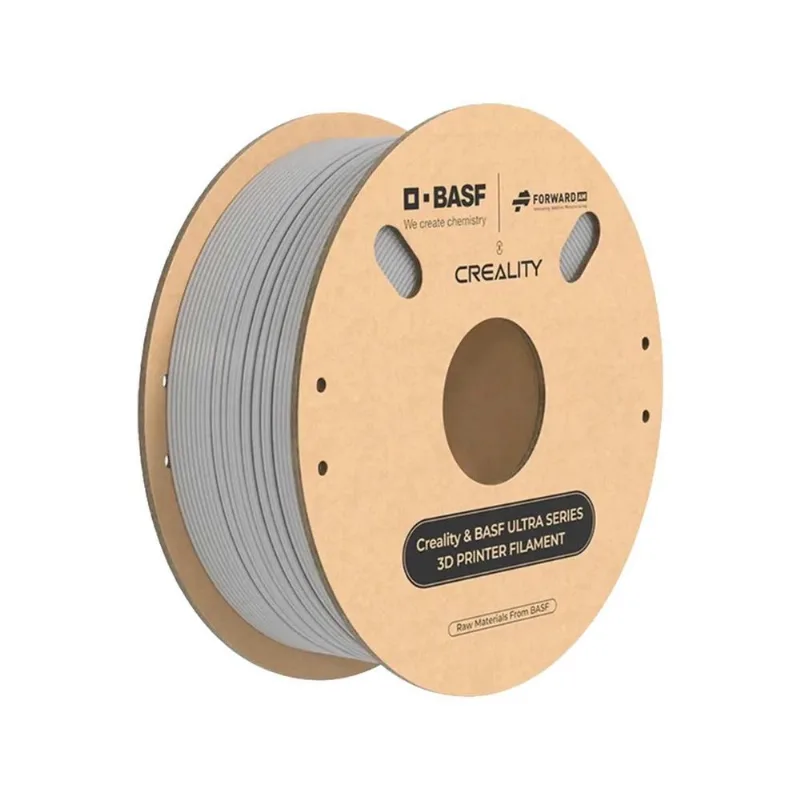 Filamento Basf Ultra Pla Creality P/ Impressora 3d Cinza 1kg 1.75mm